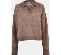 Jack Wills Knit Polo Jumper Moka 10 (S) Female