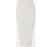 Jack Wills Knitted Midi Skirt Blanc vintage 14 (L) Female