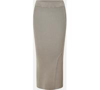 Jack Wills Knitted Midi Skirt Kaki atténué 8 (XS) Female