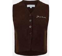 Jack Wills Knit Waistcoat Womens Cacao 8 (XS) Female