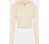 Jack Wills Knitted Zip Hoodie Women Blanc vintage 16 (XL) Female