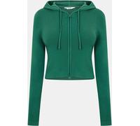 Jack Wills Knitted Zip Hoodie Women Vert Forêt 14 (L) Female