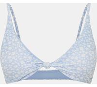 Jack Wills Knot Front Bikini Top Fleuri bleu 12 (M) Female