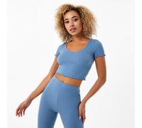 Jack Wills Lettuce Hem Tee Bleu 16 (XL) Female