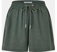 Jack Wills Linen-Blend Shorts Kaki 8 (XS) Female