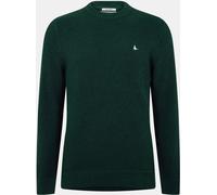 Jack Wills Linus Seed Stitch Crew Neck Jumper Men Evergreen Marl 2XL Male