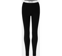 Jack Wills Logo Waistband Leggings Noir/Blanc 10 (S) Female