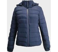 Jack Wills Luna Hooded Puffer Jacket Womens Marine 18 (2XL) Female