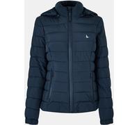 Jack Wills Luna Water Resistant Wind Resistant Detachable Hood Short Puffer Jacket Marine 8 (XS) Female