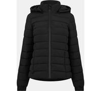 Jack Wills Luna Hooded Puffer Jacket Womens Noir 12 (M) Female