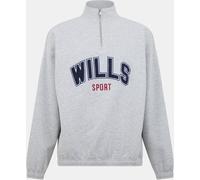 Jack Wills Graphic Quarter Zip Marl de glace M Male