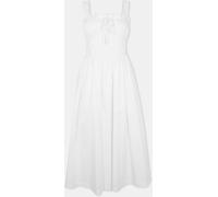 Jack Wills Midi Dress Blanc 14 (L) Female