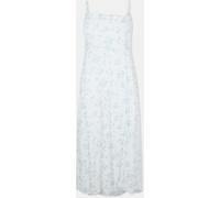 Jack Wills Midi Tea Dress White/Blue Dits 16 (XL) Female