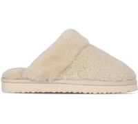 Jack Wills Mule Slippers Ladies Crème Borg 6 (39) Female