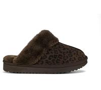 Jack Wills Mule Slippers Ladies Léopard Noir 6 (39) Female
