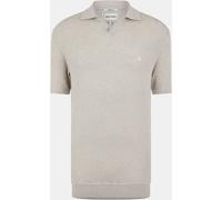 Jack Wills Knit Polo Marbré Putty S Male