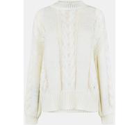 Jack Wills Oversized Cable Knit Jumper Blanc vintage 12 (M) Female