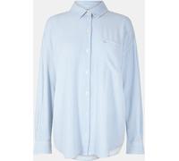 Jack Wills Oversized Linen Shirt Rayure bleue 12 (M) Female