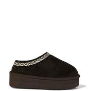 Jack Wills Platform Slip-On Snug Womens Chocolat 5 (38) Female