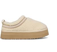 Jack Wills Platform Slip-On Snug Womens Crème Borg 8 (41) Female