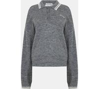 Jack Wills Polo Knit Ld54 Charbon de bois 10 (S) Female