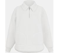 Jack Wills Fleece Quarter Zip Ld54 Blanc vintage 6 (2XS) Female