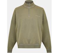 Jack Wills Quarter-Zip Fleece Sauge argentée S Male