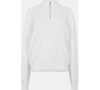 Jack Wills Quarter Zip Knitted Top Blanc vintage 12 (M) Female