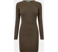 Jack Wills Rib Mini Dress Kaki 12 (M) Female