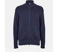 Jack Wills Rib Zip Funnel Cardigan Sweaters Men Marine L Male