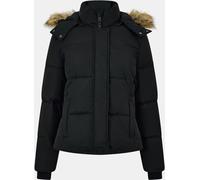 Jack Wills Riley Puffer Jacket Ladies Noir 8 (XS) Female