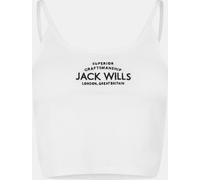 Jack Wills Roseberry Strap Vest Ladies Blanc 8 (XS) Female