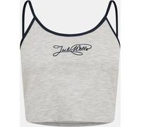 Jack Wills Roseberry Strap Vest Ladies Chiné clair Heather 10 (S) Female