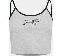 Jack Wills Roseberry Strap Vest Ladies Chiné clair Heather 10 (S) Female