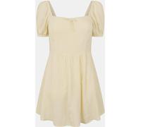 Jack Wills Ruched Mini Dress Crème au beurre 10 (S) Female