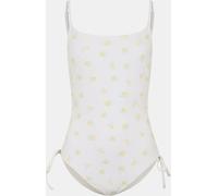 Jack Wills Ruched Swimsuit Imprimé citron 6 (2XS) Female