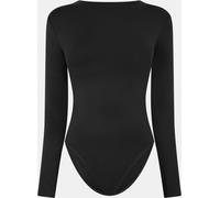 Jack Wills Second Skin Long Sleeve Bodysuit Noir 6 (2XS) Female