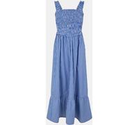 Jack Wills Shirred Striped Maxi Dress Rayure bleue 10 (S) Female