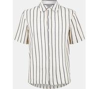 Jack Wills Short-Sleeve Plain Shirt Blanc d'os 2XL Male