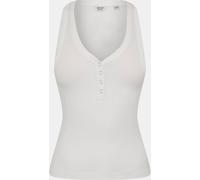 Jack Wills Polo Henley Vest Blanc vintage 6 (2XS) Female