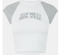 Jack Wills Shrunk Baby Tee Blanc 8 (XS) Female