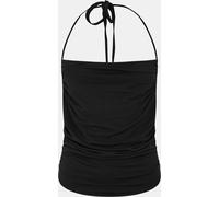 Jack Wills Slinky Halter Neck Top Noir 8 (XS) Female