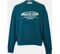 Jack Wills Sports Club Sweatshirt Bleu-vert foncé M Male