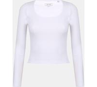 Jack Wills Squneck Ls Tee Ld54 Blanc vintage 14 (L) Female