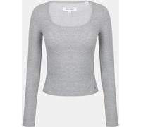 Jack Wills Squneck Ls Tee Ld54 Marl gris 14 (L) Female