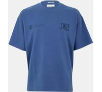Jack Wills Stacked Logo T-Shirt Indigo vintage M Male