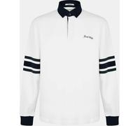 Jack Wills Stripe Rugby Sweatshirt Crème L Male