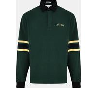 Jack Wills Stripe Rugby Sweatshirt Toujours vert M Male