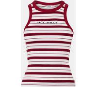 Jack Wills Striped Tank Top Rayure rouge 8 (XS) Female