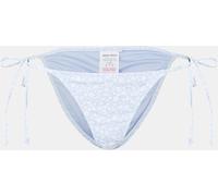 Jack Wills Tie Side Bikini Bottoms Fleuri bleu 10 (S) Female